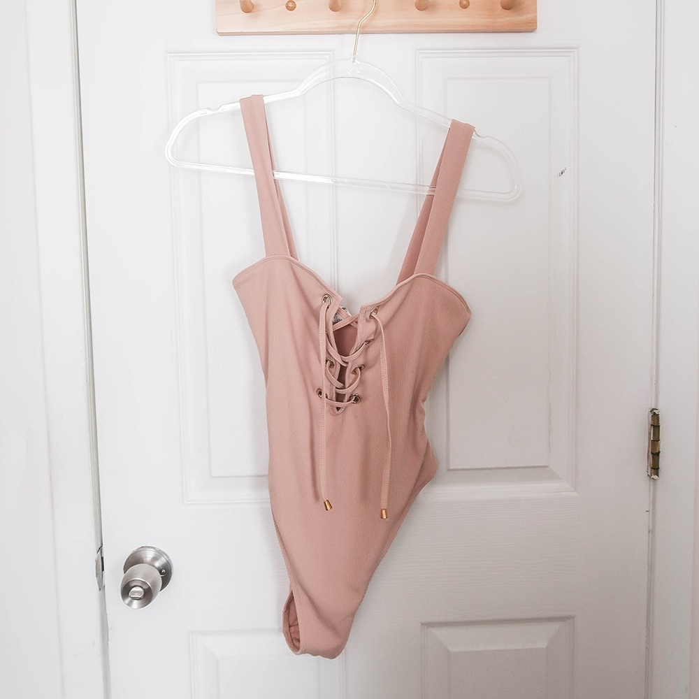 Forever 21 Lace-Up One Piece